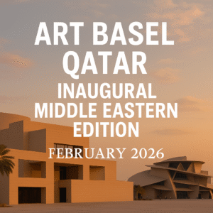 Art Basel Announces Inaugural Middle Eastern Edition in Doha, Qatar,