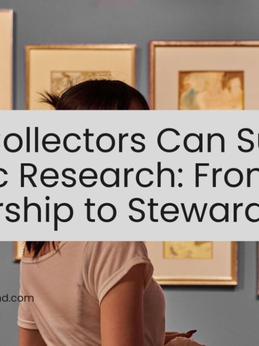 How Collectors Can Support Artistic Research From Ownership to Stewardship