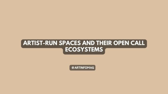 Artist-Run Spaces and Their Open Call Ecosystems