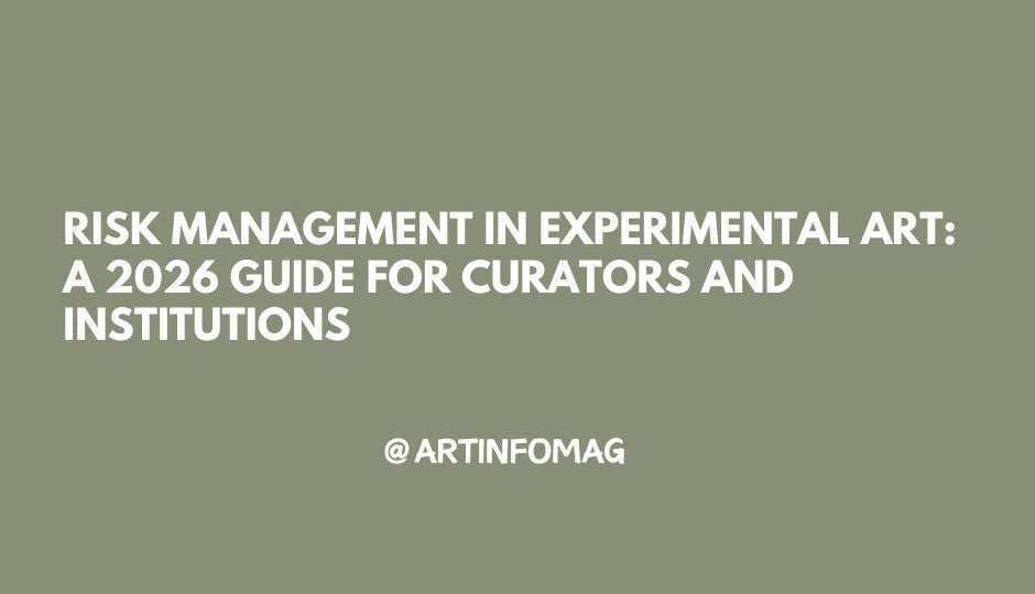 Risk Management in Experimental Art A 2026 Guide for Curators and Institutions