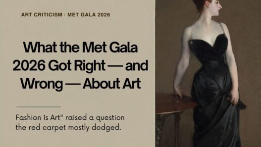 What the Met Gala 2026 Got Right and Wrong About Art