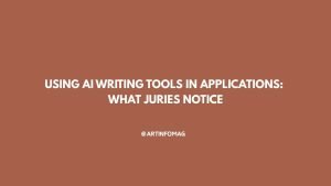 Using AI Writing Tools in Applications What Juries Notice