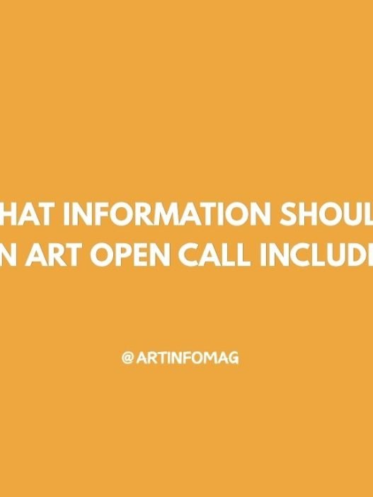 What Information Should an Art Open Call Include